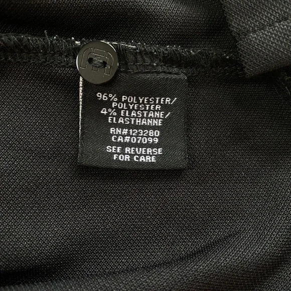 Travis Mathew Polo Shirt Mens Large Winged Solid Black Logo Pocket Short Sleeve - Picture 12 of 14